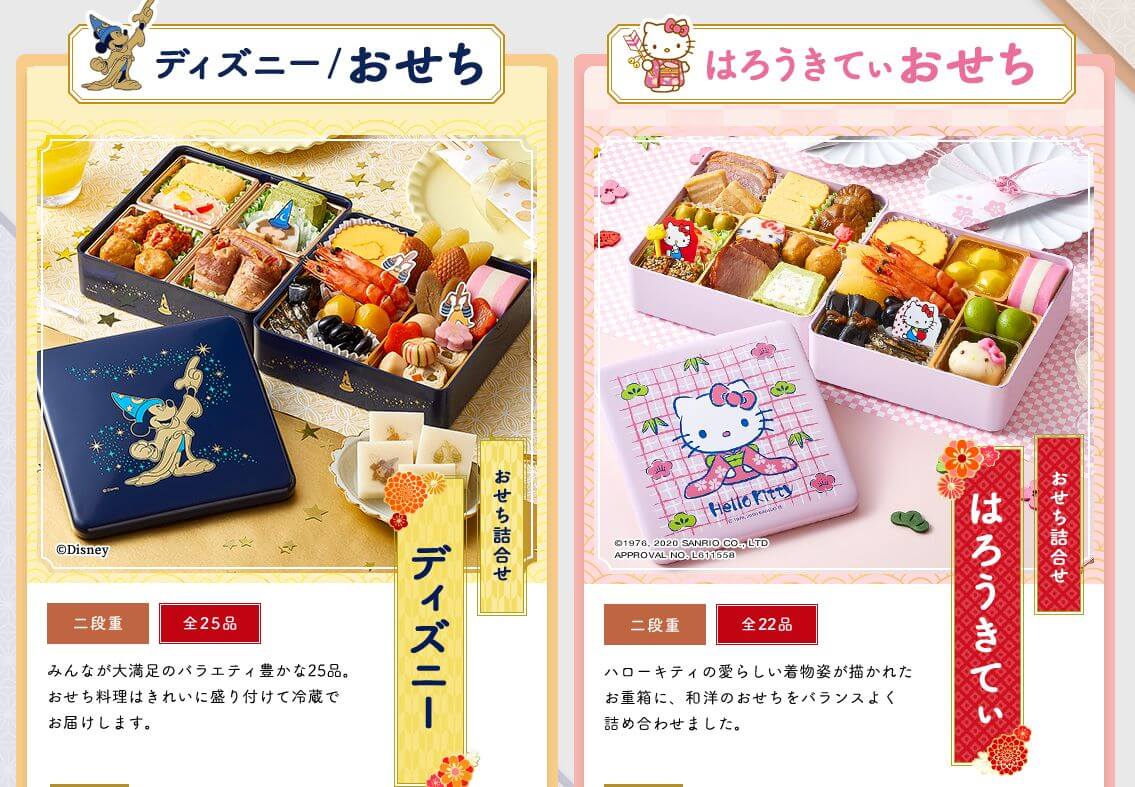 紀文キャラクターおせち