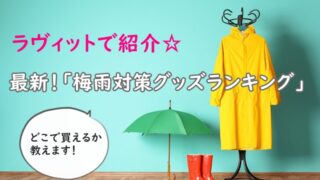 最新梅雨対策グッズランキング　ラヴィット