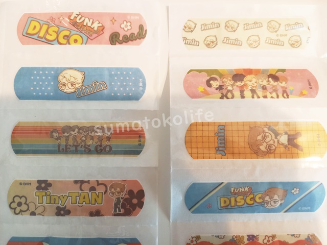BTSのタイニータンばんそうこうジミン