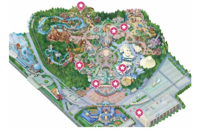 ディズニーランド チャージスポット場所