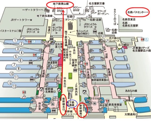 名古屋駅地図