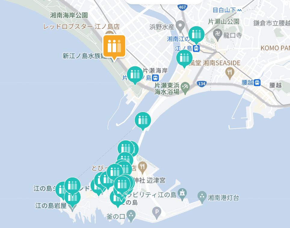 江の島混雑