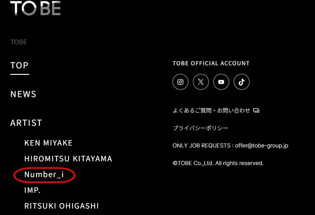NUMBER_Iファンクラブ