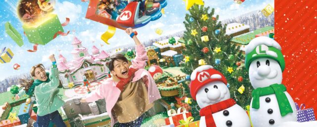 USJのクリスマス マリオ